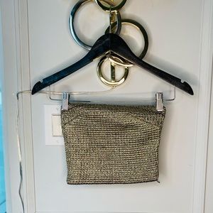 ✨GOLD BANDEAU/CROP TOP✨